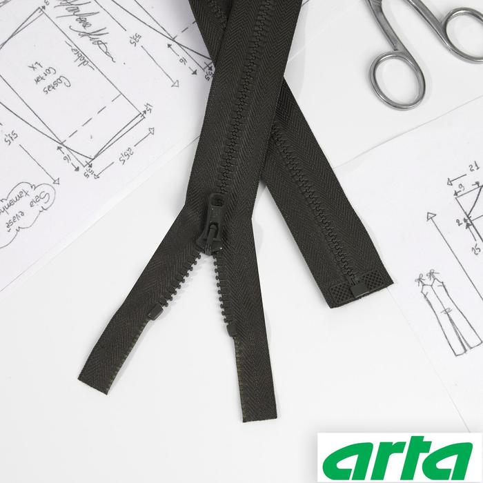 Молния «Трактор», Т10, разъёмная, 85 см, цвет тёмный хаки №175
Молния «Трактор», Т10, разъёмная, 85 см, цвет тёмный хаки №175