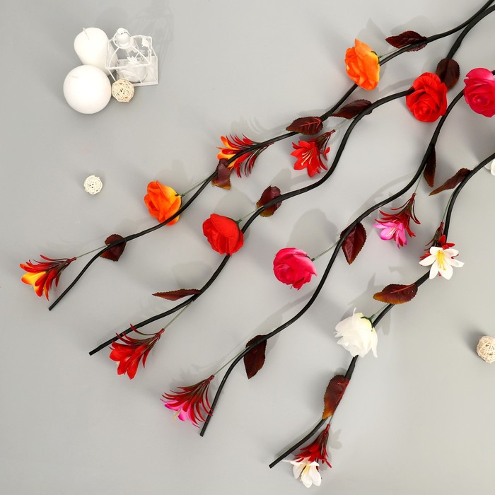 Декор тинги "Розы с колокольчиками" 150 см (фасовка 5 шт, цена за 1шт), микс
Декор тинги "Розы с колокольчиками" 150 см (фасовка 5 шт, цена за 1шт), микс