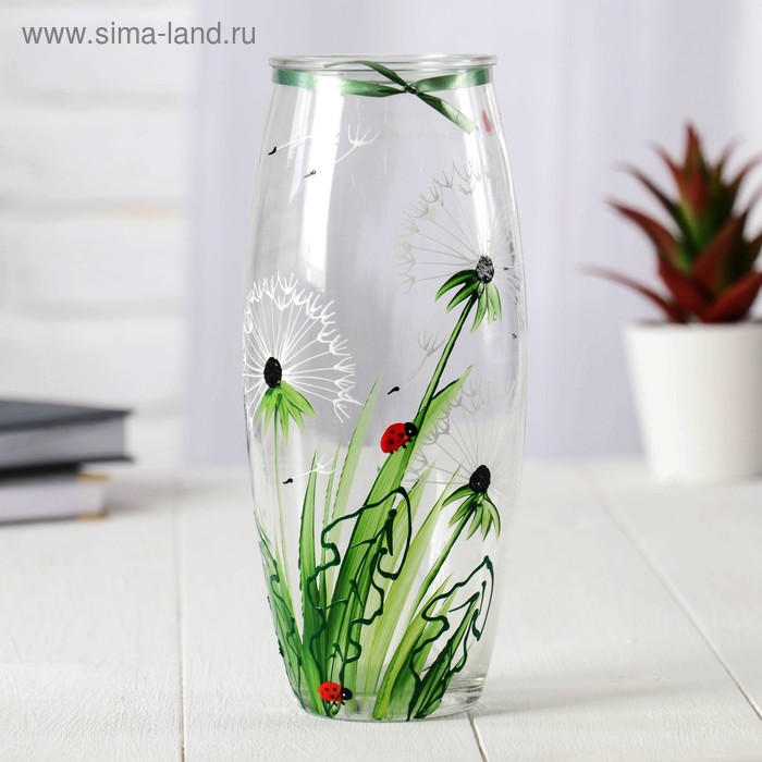 Ваза "Одуванчики с божьими коровками" h-23,5х9,5; d-6.5см
Ваза "Одуванчики с божьими коровками" h-23,5х9,5; d-6.5см