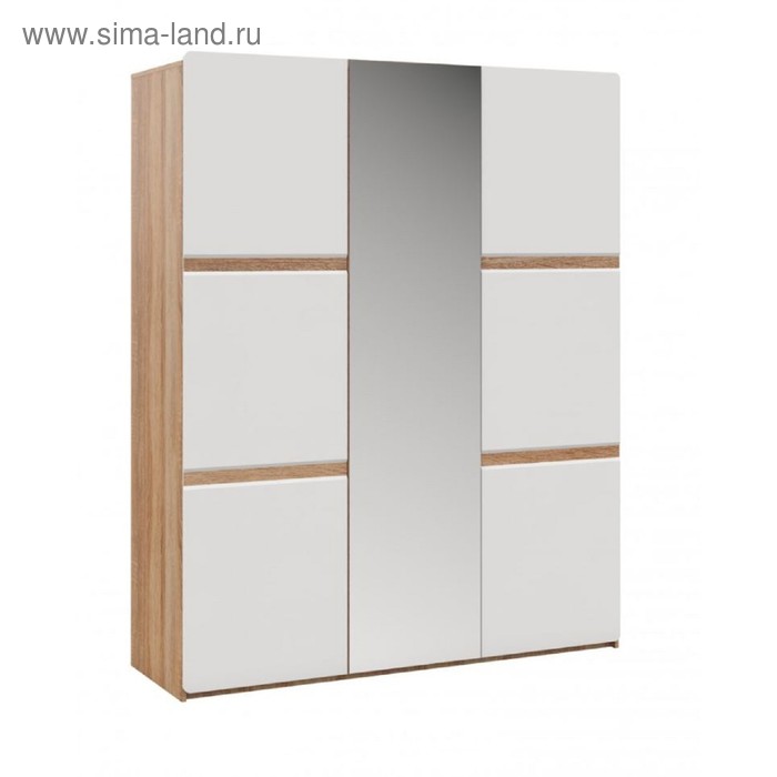 Шкаф 3-х дверный «Дакота», 1773 × 560 × 2173 мм, цвет дуб сонома / белый глянец
Шкаф 3-х дверный «Дакота», 1773 × 560 × 2173 мм, цвет дуб сонома / белый глянец