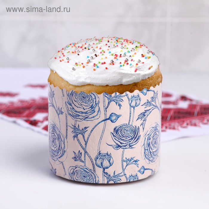 Форма бумажная для кекса, маффинов и кулича "Фарфор" 110x85 мм
Форма бумажная для кекса, маффинов и кулича "Фарфор" 110x85 мм