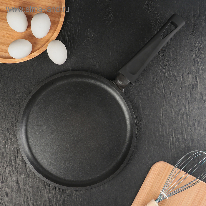 Сковорода блинная «Премьера», d=26 см, пластиковая ручка, антипригарное покрытие
Сковорода блинная «Премьера», d=26 см, пластиковая ручка, антипригарное покрытие
