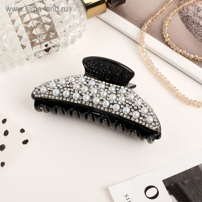 Краб для волос "Оланта" россыпь бусин, 8,5 см, чёрный
Краб для волос "Оланта" россыпь бусин, 8,5 см, чёрный