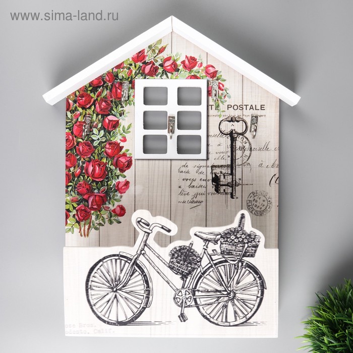 Крючки декоративные дерево с полочкой "Велосипед в саду" 30,5х25х8 см
Крючки декоративные дерево с полочкой "Велосипед в саду" 30,5х25х8 см