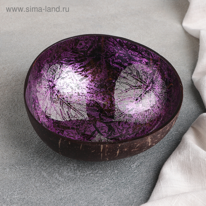 Чаша «Панно», d=13 см (±3), из скорлупы кокосового ореха
Чаша «Панно», d=13 см (±3), из скорлупы кокосового ореха