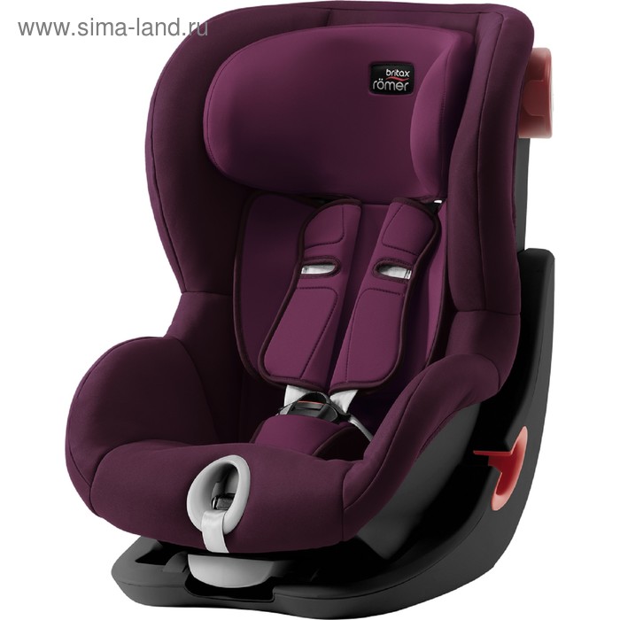 Автокресло Britax Römer King II Black Series, группа 1 (9-18 кг), цвет burgundy red 
Автокресло Britax Römer King II Black Series, группа 1 (9-18 кг), цвет burgundy red