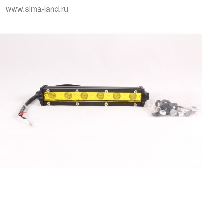 Фара светодиодная OFF ROAD, KS-CL-18W S Y(SLIM)-EC желтая, 6 диодов х 3 Вт, 18 Вт, 1260 Lm, направленный свет, алюминиевый корпус, пылевлагозащищенный, 180х45х27 мм, 9-32 В
Фара светодиодная OFF ROAD, KS-CL-18W S Y(SLIM)-EC желтая, 6 диодов х 3 Вт, 18 Вт, 1260 Lm, направленный свет, алюминиевый корпус, пылевлагозащищенный, 180х45х27 мм, 9-32 В
