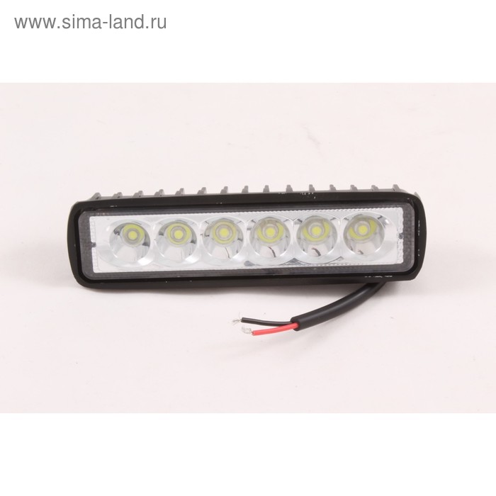 Фара светодиодная OFF ROAD, KS-W106S-DR, 6 диодов, 18 Вт, направленный свет, алюминиевый корпус, пылевлагозащищенный, 153х37х41 мм, 12/24 В
Фара светодиодная OFF ROAD, KS-W106S-DR, 6 диодов, 18 Вт, направленный свет, алюминиевый корпус, пылевлагозащищенный, 153х37х41 мм, 12/24 В