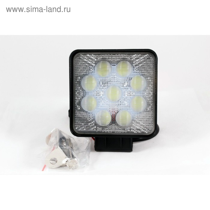 Фара светодиодная OFF ROAD, KS-WSQ009F-LENS, 9 диодов, 27 Вт, линза, рассеиваемый свет, алюминиевый корпус, пылевлагозащищенный, 105х50х125 мм, 12/24
Фара светодиодная OFF ROAD, KS-WSQ009F-LENS, 9 диодов, 27 Вт, линза, рассеиваемый свет, алюминиевый корпус, пылевлагозащищенный, 105х50х125 мм, 12/24