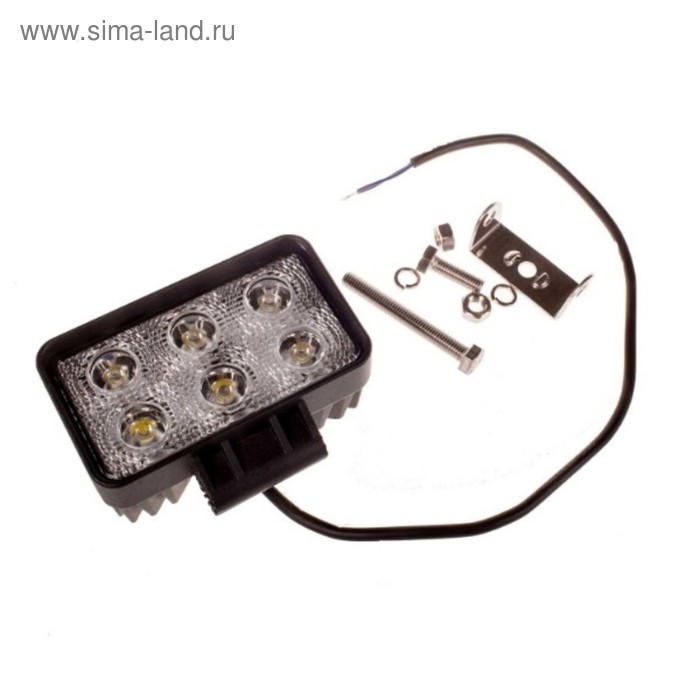Фара светодиодная OFF ROAD, KS-WSQ206S, 6 диодов, 18 Вт, направленный свет, алюминиевый корпус, пылевлагозащищенный, 110х50х80 мм, 12/24 В
Фара светодиодная OFF ROAD, KS-WSQ206S, 6 диодов, 18 Вт, направленный свет, алюминиевый корпус, пылевлагозащищенный, 110х50х80 мм, 12/24 В