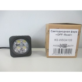 Фара светодиодная OFF ROAD, KS-WSQ410S, 4 диода, 10 Вт, направленный свет, алюминиевый корпус, пылевлагозащищенный, 67х50х67 мм, 12/24 В
Фара светодиодная OFF ROAD, KS-WSQ410S, 4 диода, 10 Вт, направленный свет, алюминиевый корпус, пылевлагозащищенный, 67х50х67 мм, 12/24 В