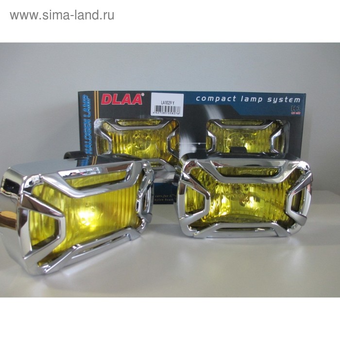 фото Фара противотуманная la-1029 y, 155х63х95 мм, аналог ks-7202 y, набор 2 шт dlaa