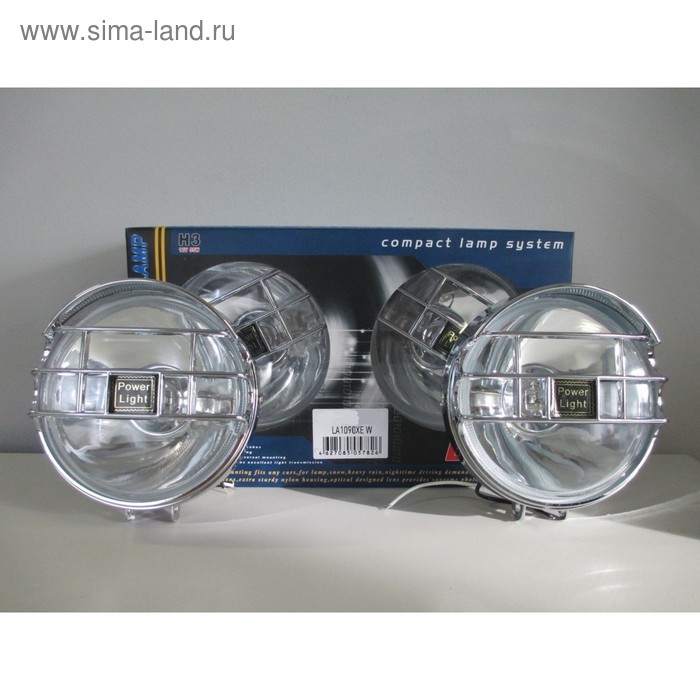 фото Фара противотуманная la-1090хe w, 125х70х125 мм, набор 2 шт dlaa