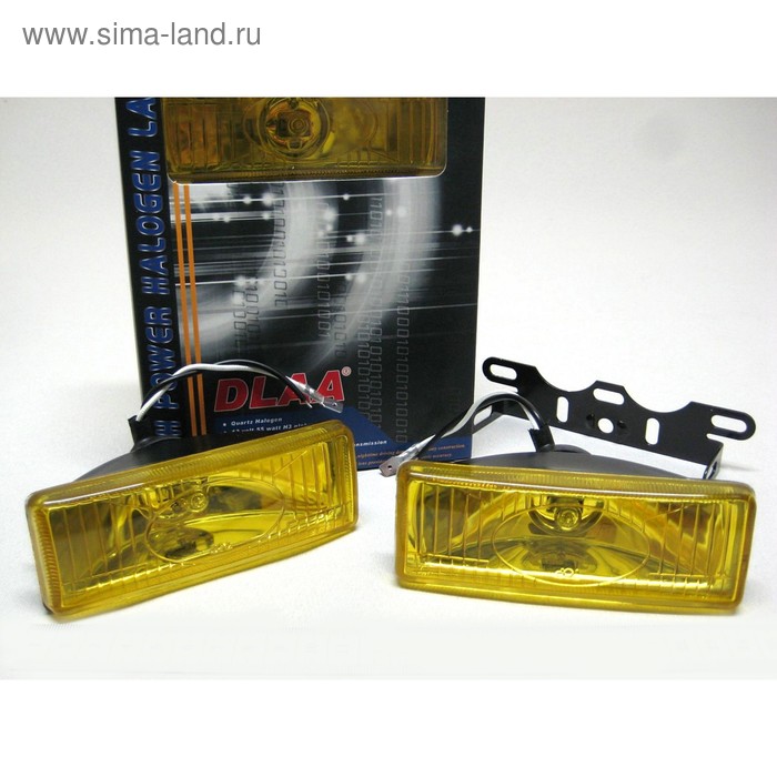 фото Фара противотуманная la-111 y, 122х70х45 мм, набор 2 шт dlaa