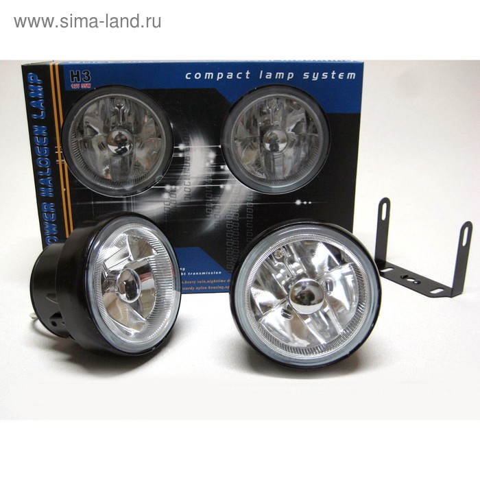 фото Фара противотуманная la-1500х w, 95х75х95 мм, набор 2 шт dlaa