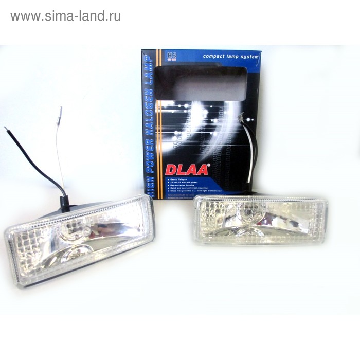 фото Фара противотуманная la-222 w, 123х70х45 мм, набор 2 шт dlaa
