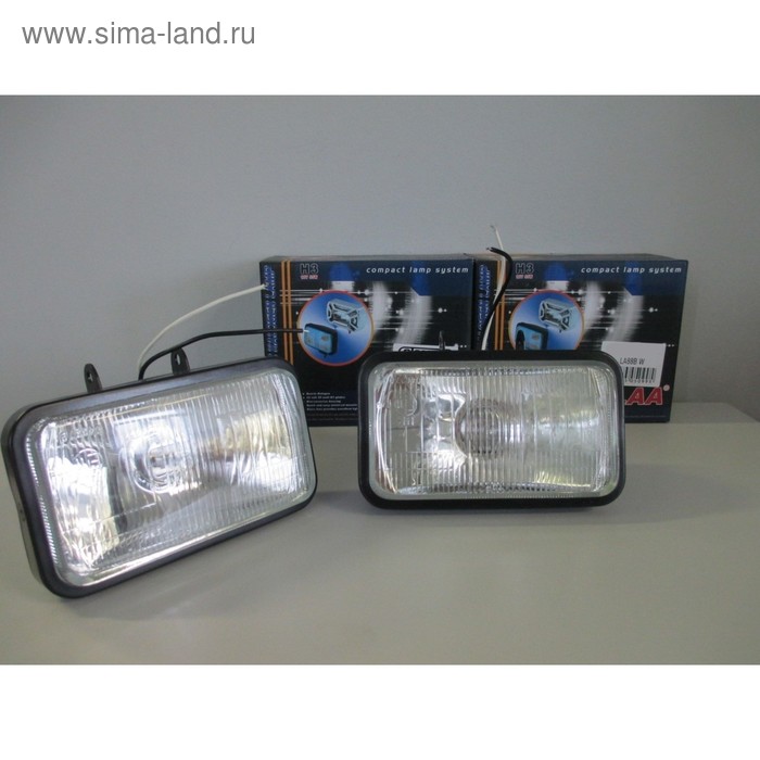 фото Фара противотуманная la-88b w, 150х60х87 мм, набор 2 шт dlaa