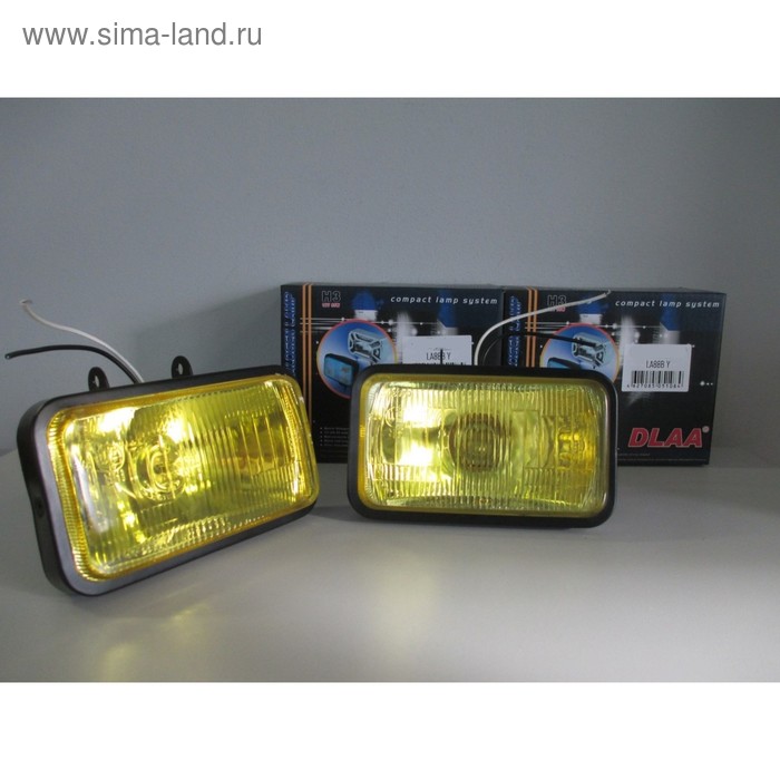 фото Фара противотуманная la-88b y, 150х60х87 мм, набор 2 шт dlaa