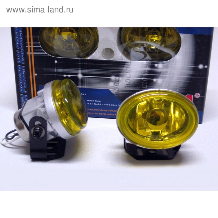фото Фара противотуманная la-900 y, 73х65х53 мм, набор 2 шт dlaa