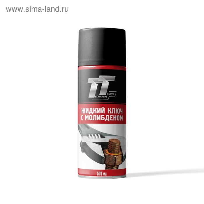 Жидкий ключ с молибденом ТТ, 520 мл, WDM05/50, аэрозоль 
Жидкий ключ с молибденом ТТ, 520 мл, WDM05/50, аэрозоль