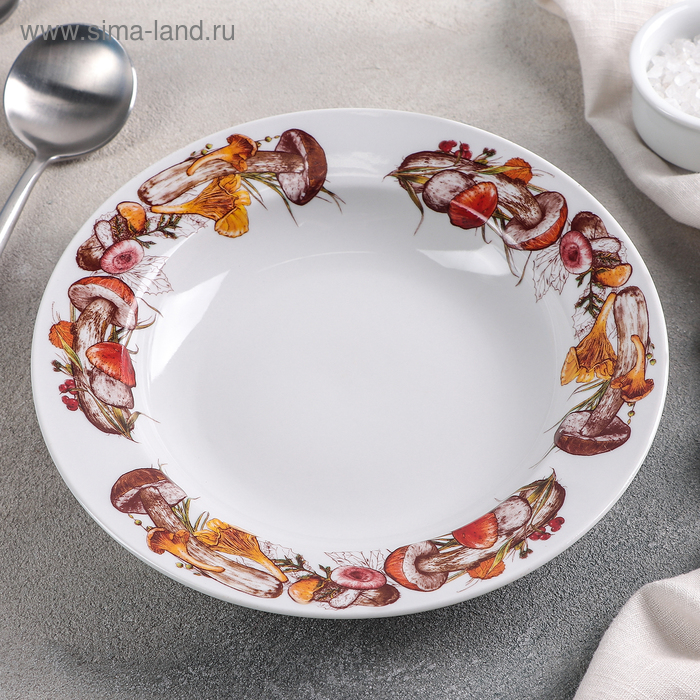 Тарелка глубокая «Грибы», d=20 см
Тарелка глубокая «Грибы», d=20 см