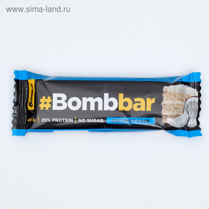 Протеиновый батончик Bombbar в шоколаде, кокосовый торт, спортивное питание, 40 г
Протеиновый батончик Bombbar в шоколаде, кокосовый торт, спортивное питание, 40 г