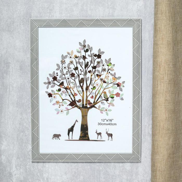 Фоторамка пластик 30х40 см "Полосатые треугольники" 44х34 см
Фоторамка пластик 30х40 см "Полосатые треугольники" 44х34 см