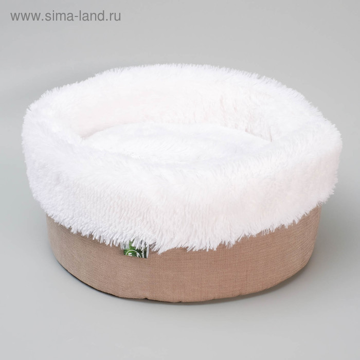 Лежанка круглая, мебельная ткань/мех, микс серо-коричневый 37 х 37 х 16 см
Лежанка круглая, мебельная ткань/мех, микс серо-коричневый 37 х 37 х 16 см