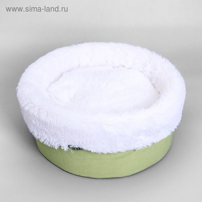 Лежанка "Фисташка" круглая, мебельная ткань/мех, 37 х 37 х 16 см
Лежанка "Фисташка" круглая, мебельная ткань/мех, 37 х 37 х 16 см