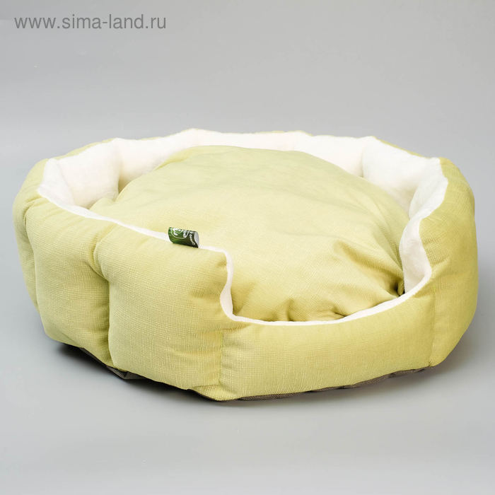 Лежанка "Пухлик корзинка" Фисташка, большая, мебельная ткань, 50 х 50 х 20 см
Лежанка "Пухлик корзинка" Фисташка, большая, мебельная ткань, 50 х 50 х 20 см