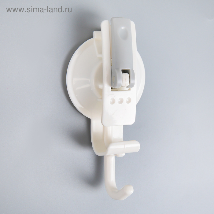 Крючок на вакуумной присоске «Универсал», цвет белый
Крючок на вакуумной присоске «Универсал», цвет белый