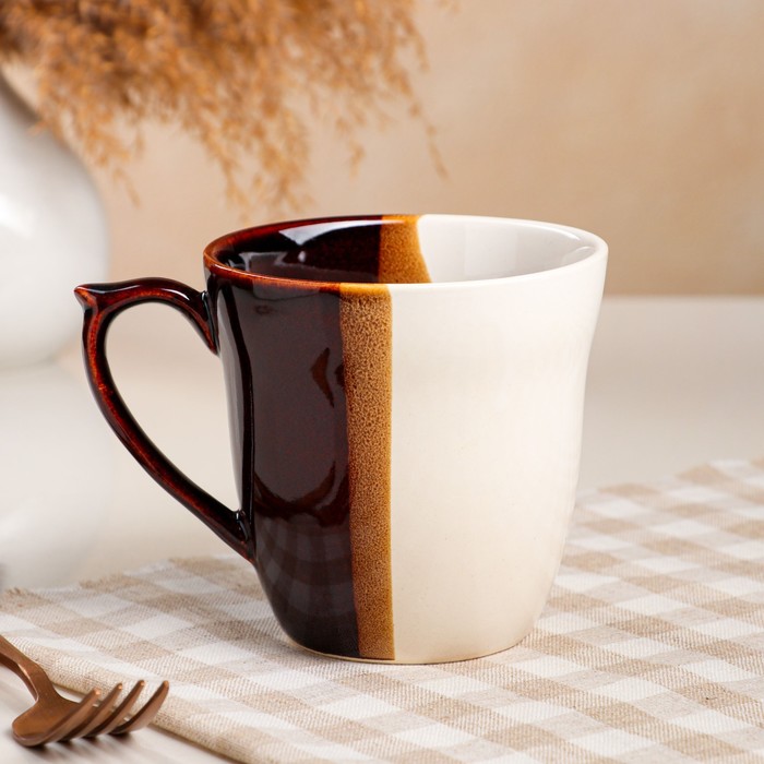 Кружка "Весна", бело-коричневая, 0.5 л
Кружка "Весна", бело-коричневая, 0.5 л