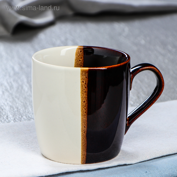 Чашка "Офисная", бело-коричневая, 0.4 л
Чашка "Офисная", бело-коричневая, 0.4 л