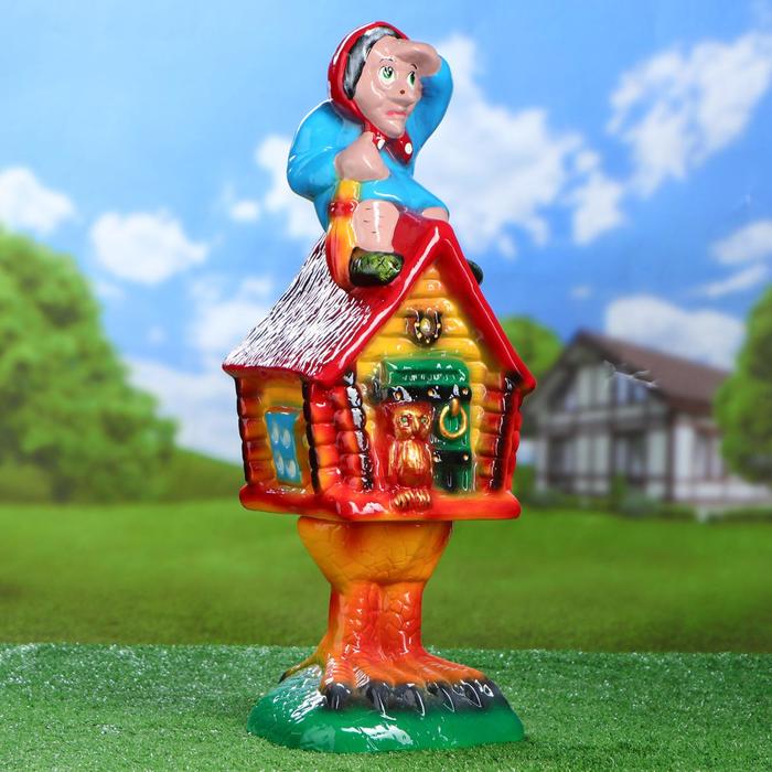 Садовая фигура "Избушка", разноцветная, 19х20х56 см 
Садовая фигура "Избушка", разноцветная, 19х20х56 см
