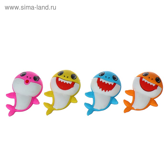 Ластик фигурный "Акула", МИКС
Ластик фигурный "Акула", МИКС