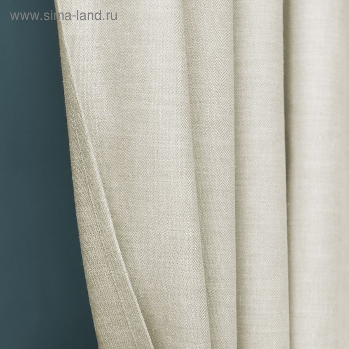 фото Комплект штор «конни», размер 140 х 270 см - 2 шт, подхват - 2 шт, цвет бежевый pasionaria