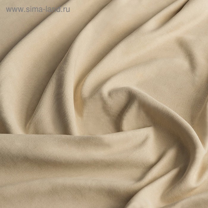 фото Комплект штор «софт», размер 145 х 270 см - 2 шт, подхват - 2 шт, цвет бежевый pasionaria