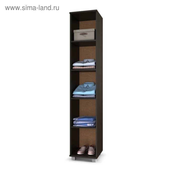 фото Пенал карина, 420x400x2100, венге/дуб млечный