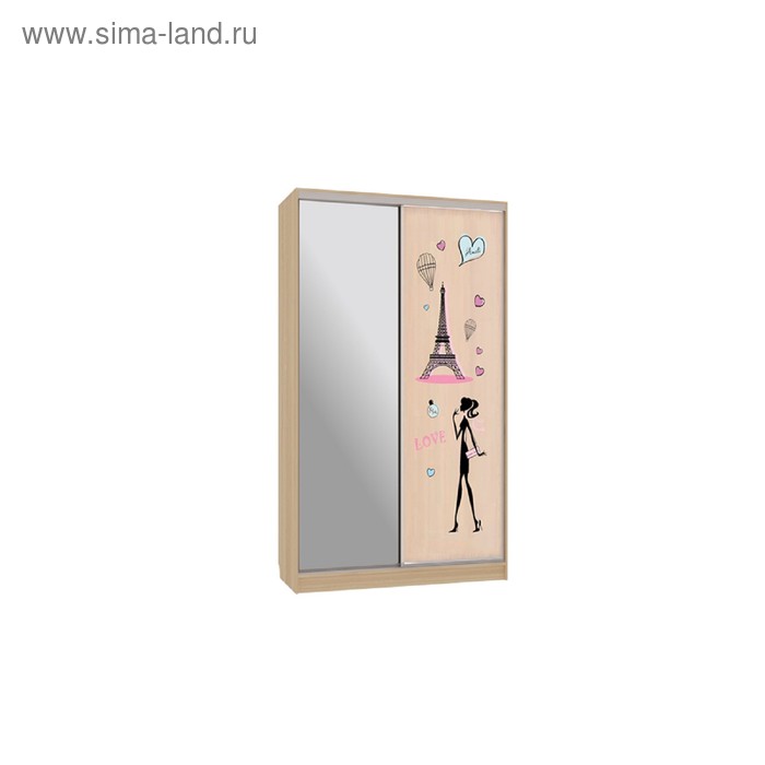 Шкаф-купе "Рио 1-600 Амели", 1200x600x2300, Дуб сонома
Шкаф-купе "Рио 1-600 Амели", 1200x600x2300, Дуб сонома