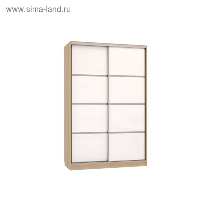 Шкаф-купе "Гранд 2-600", 1500x600x2300, Дуб сонома/белый 
Шкаф-купе "Гранд 2-600", 1500x600x2300, Дуб сонома/белый