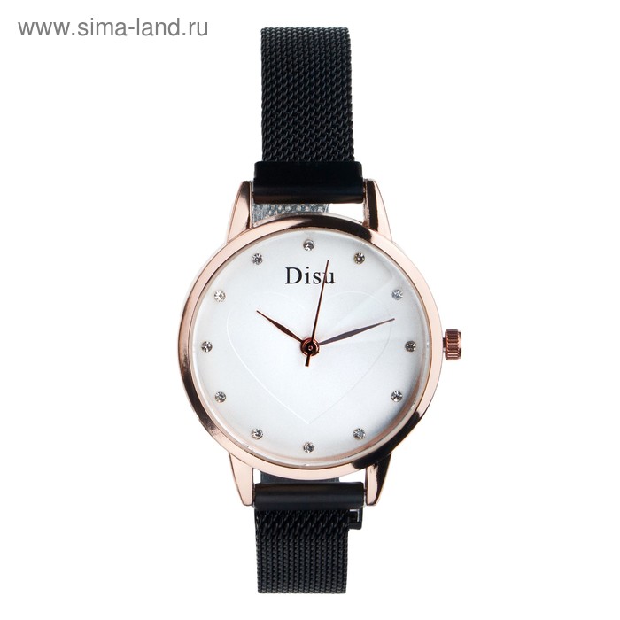 Часы наручные женские "Артенья", d=3.5 см, магнитный ремешок, черный
Часы наручные женские "Артенья", d=3.5 см, магнитный ремешок, черный