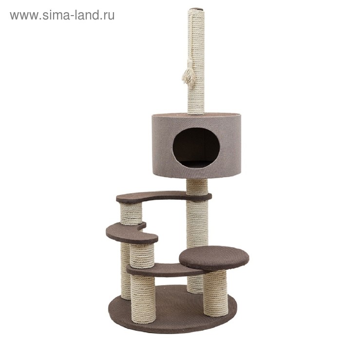 Комплекс-когтеточка "Кантри" круглый, джут белёный, рогожка, 65 х 65 х 130 см, микс
Комплекс-когтеточка "Кантри" круглый, джут белёный, рогожка, 65 х 65 х 130 см, микс
