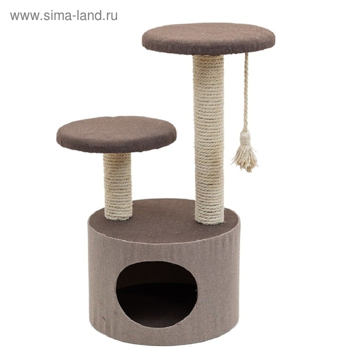 Домик-когтеточка "Кантри" круглый, 2 полки, 50 х 39,5 х 74 см, джут белёный, рогожка, микс
Домик-когтеточка "Кантри" круглый, 2 полки, 50 х 39,5 х 74 см, джут белёный, рогожка, микс