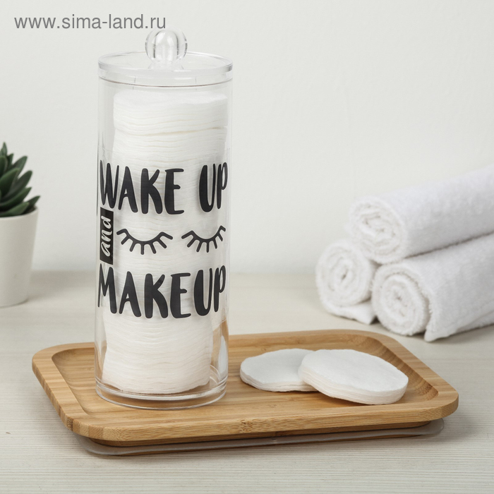Органайзер для ватных дисков "Make up", 20 х 8 см
Органайзер для ватных дисков "Make up", 20 х 8 см