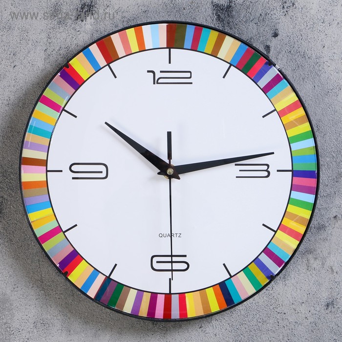 Часы настенные, серия: Интерьер, "Спектр", плавный ход, d=28 см, 1 АА
Часы настенные, серия: Интерьер, "Спектр", плавный ход, d=28 см, 1 АА