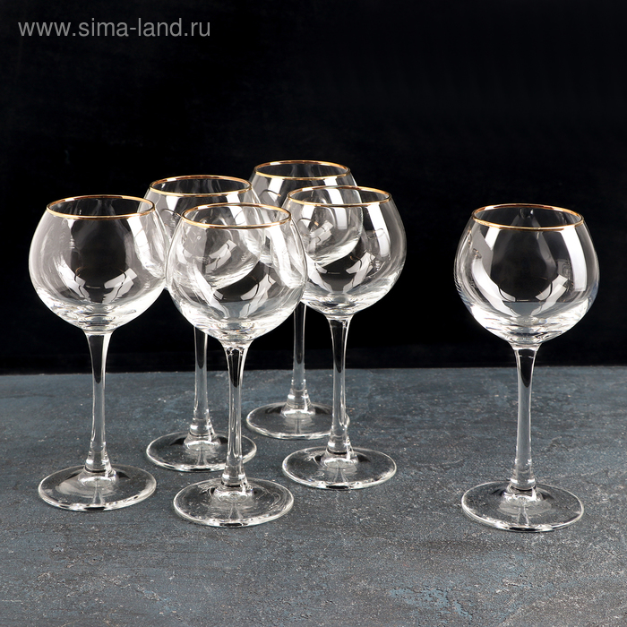 Набор бокалов для вина, 280 мл, 6 шт, с отводкой
Набор бокалов для вина, 280 мл, 6 шт, с отводкой