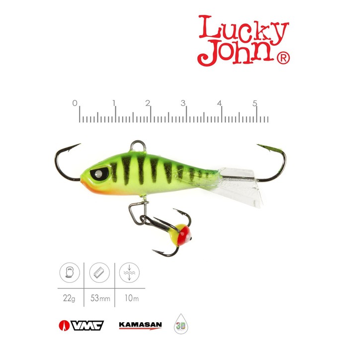 фото Балансир lucky john baltic 5, 5 см, 22 г, цвет 24