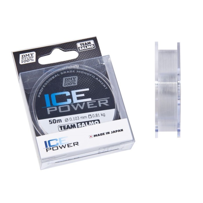 фото Леска монофильная team salmo ice power, 50 м, 0,10 мм