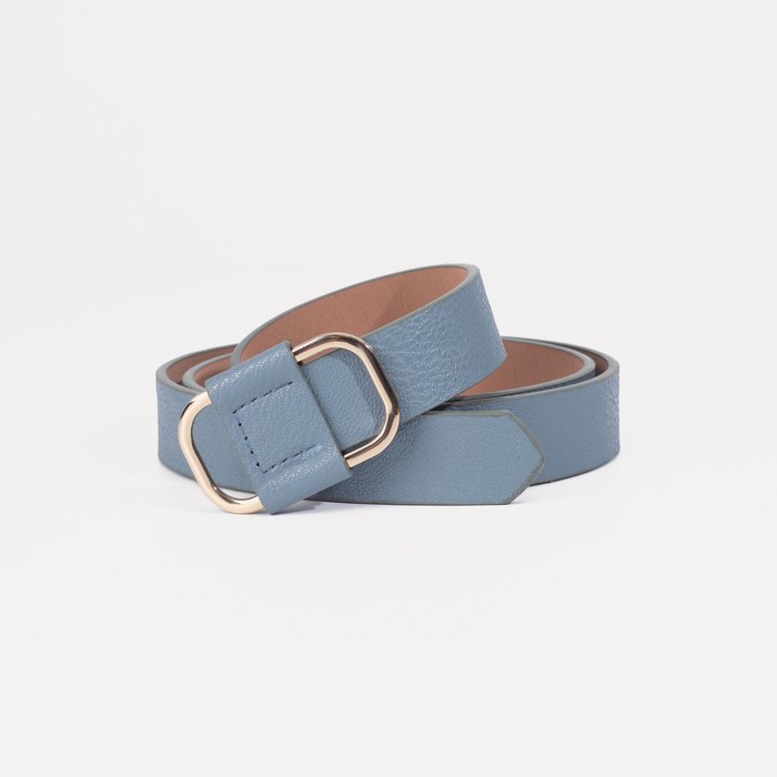 Ремень женский, матовый, пряжка золото, без прокола, цвет серый
Ремень женский, матовый, пряжка золото, без прокола, цвет серый