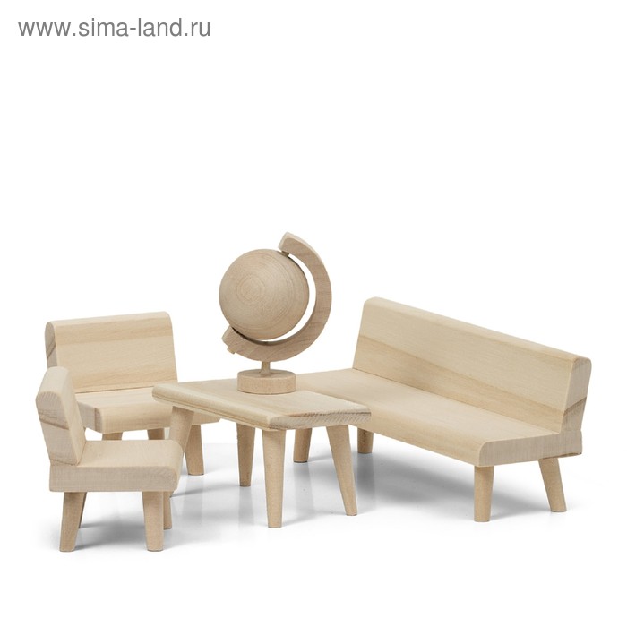 фото Набор деревянной мебели для домика «гостиная» lundby